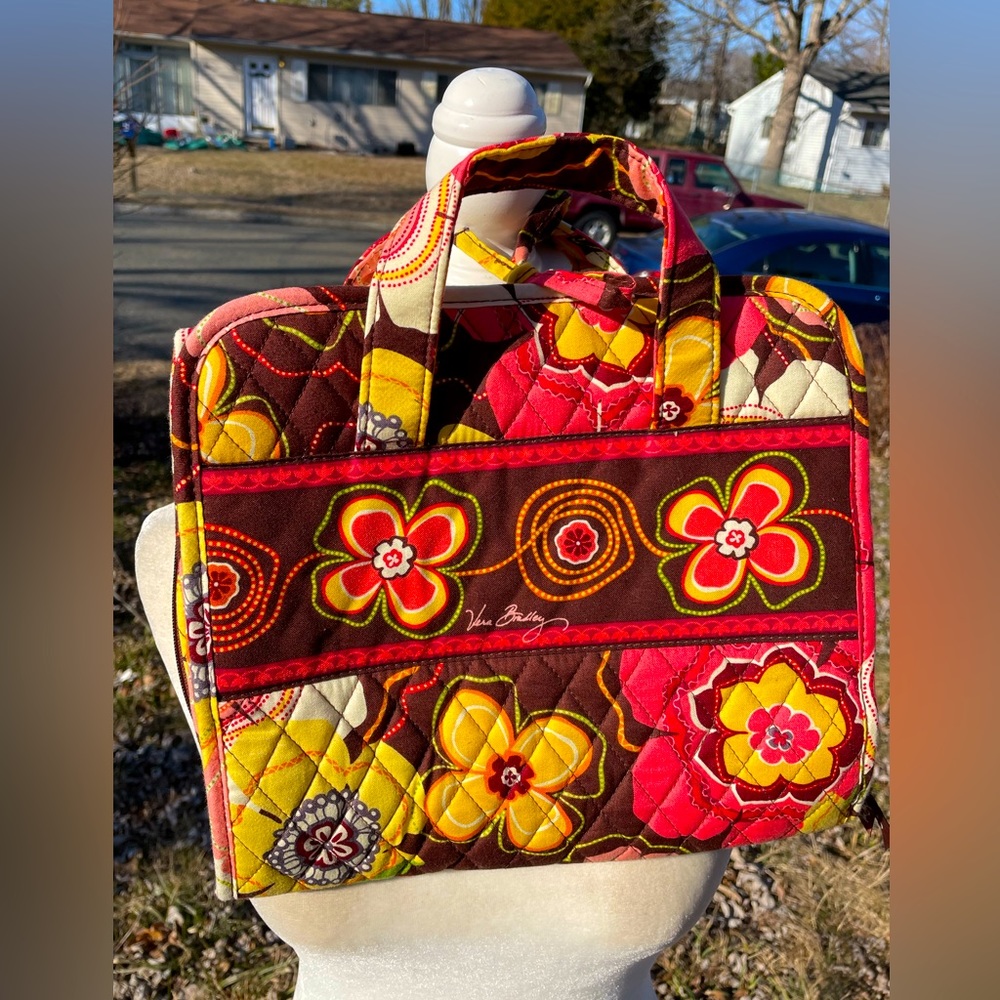 Vera Bradley’s Hanging Trifold Travel Accessories Organizer